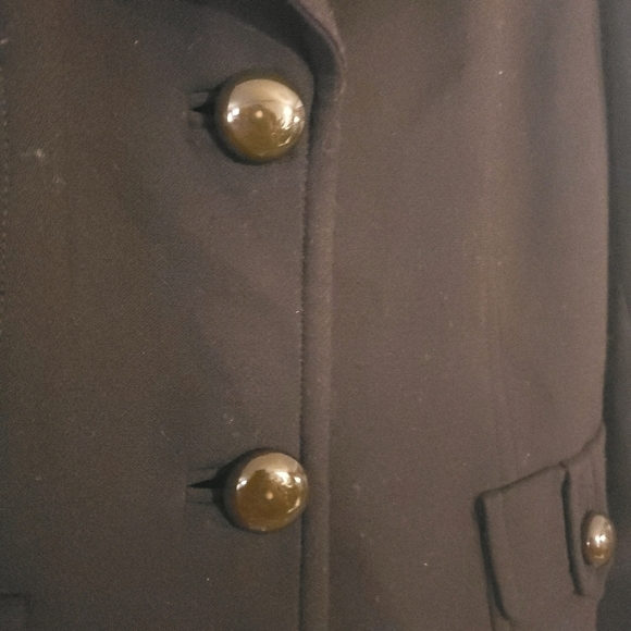 FLASH SALE 🔥 Talbots 100% Wool Black Blazer Jacket Sz 6 Petite - Picture 3 of 12